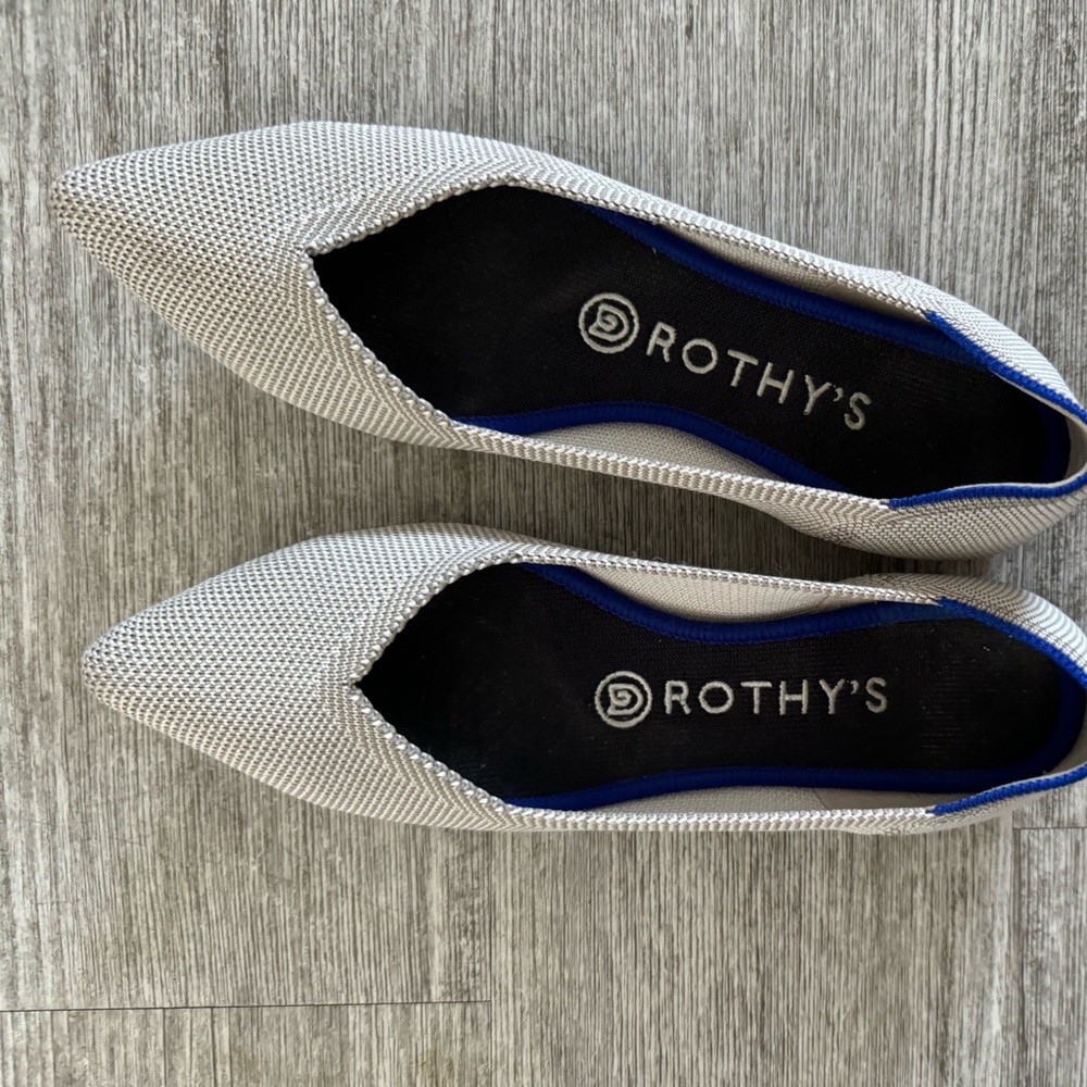 Rothys the point like new size 6